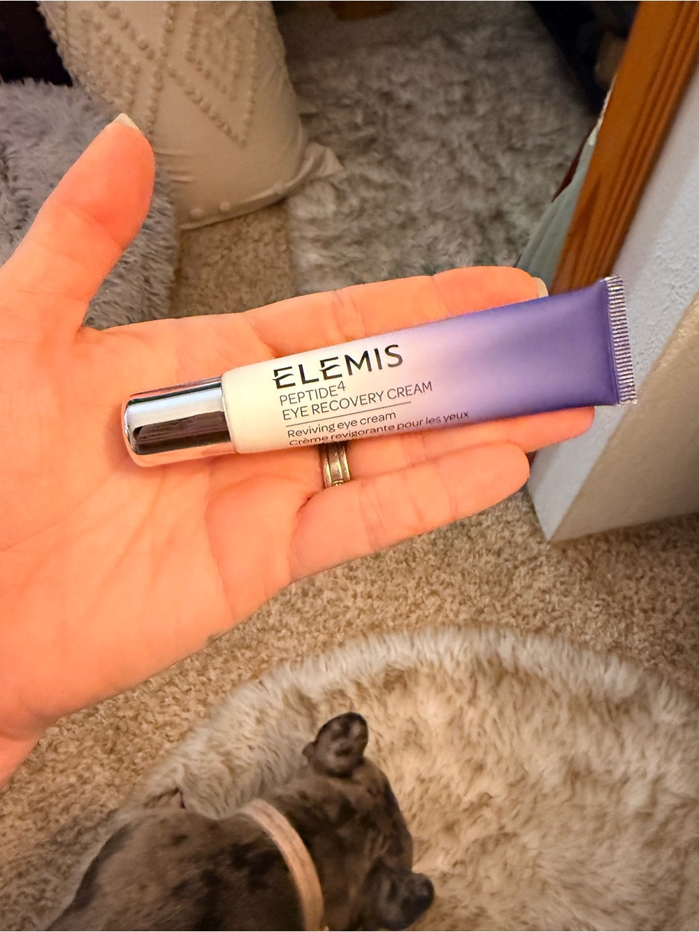 ELEMIS Peptide4 Eye Recovery Cream - Purple Gradient & Silver Cap